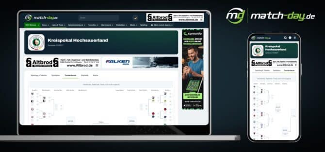 Neu: Turnierbäume ab sofort in Pokal-Wettbewerben