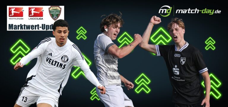 Marktwert-Update: Joshua Buxort und Moritz von Ascheraden ragen beim SV Brilon heraus