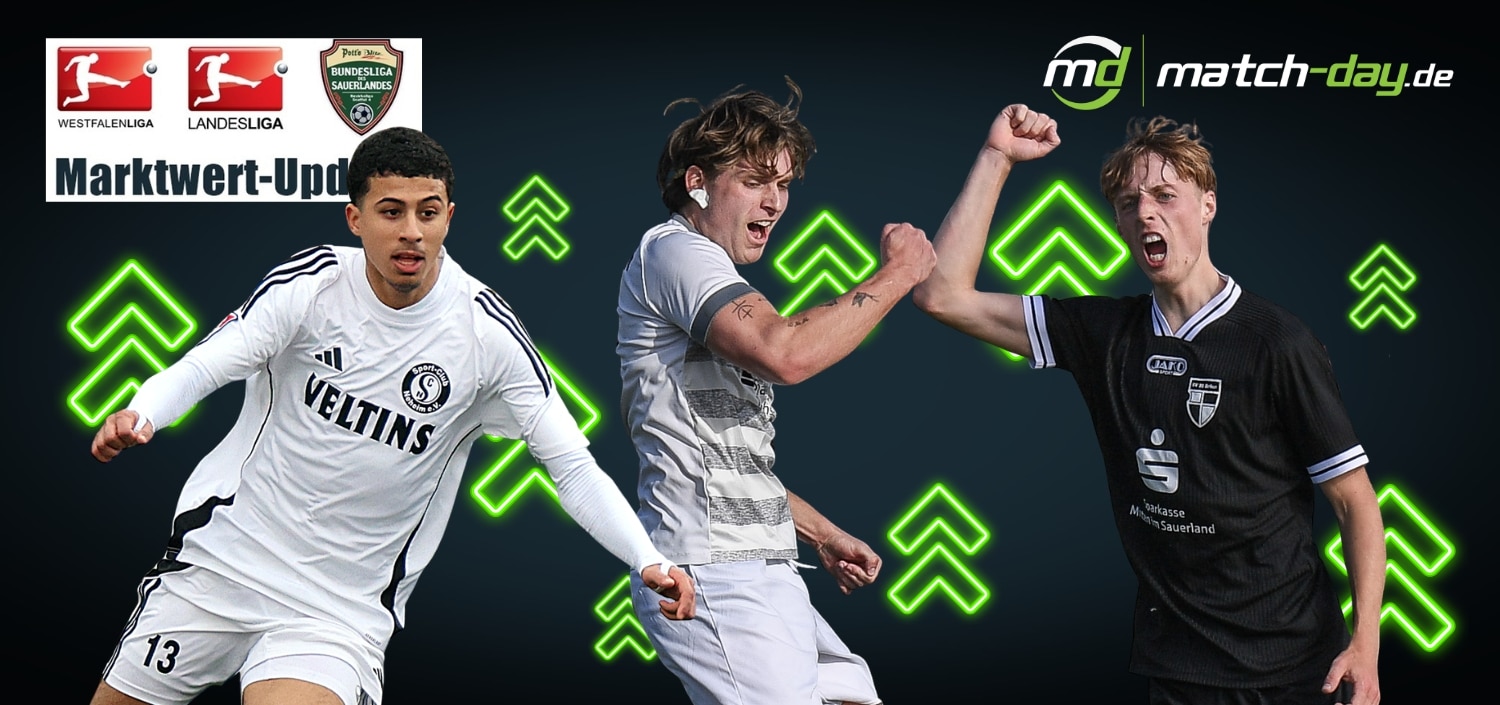 Marktwert-Update: Joshua Buxort und Moritz von Ascheraden ragen beim SV Brilon heraus